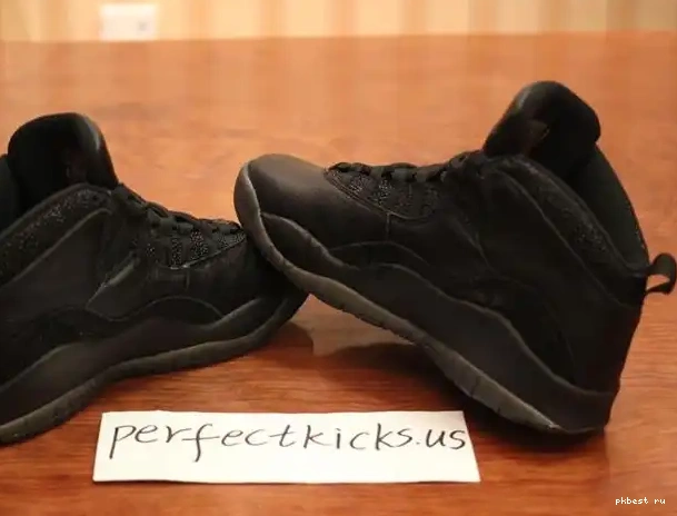black best Air Jordan X Authentic version Ovo 0601